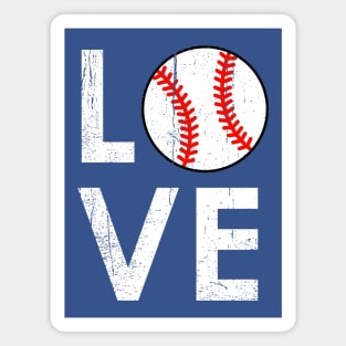 Love Baseball Magnet